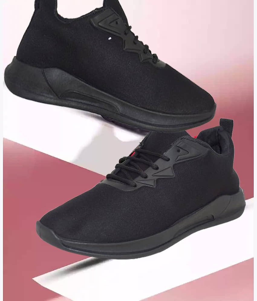 Kzaara Black Men's Sports Running Shoes - Sports Shoes | Buy online on ZillyBuy