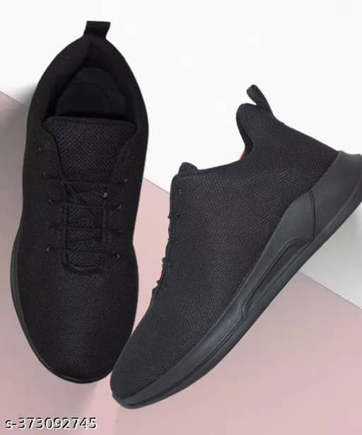 Kzaara Black Men's Sports Running Shoes - Sports Shoes | Buy online on ZillyBuy