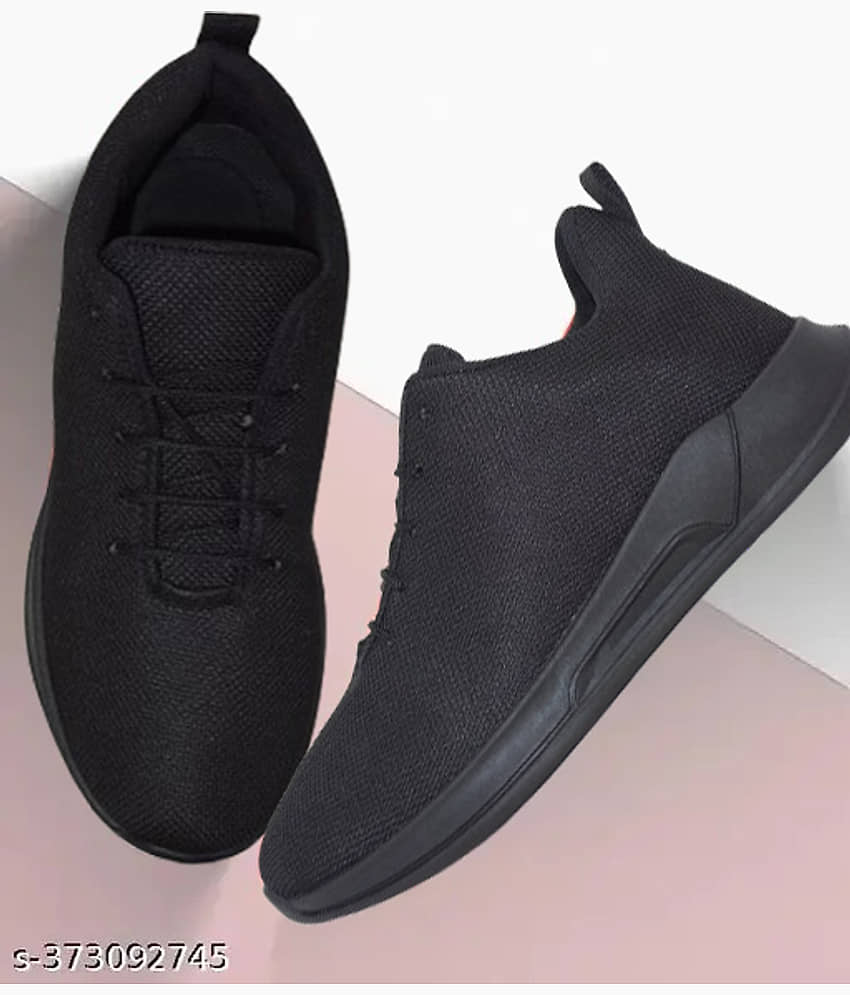 Kzaara Black Men's Sports Running Shoes - Sports Shoes | Buy online on ZillyBuy