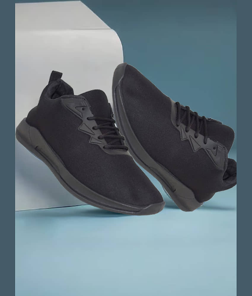 Kzaara Black Men's Sports Running Shoes - Sports Shoes | Buy online on ZillyBuy
