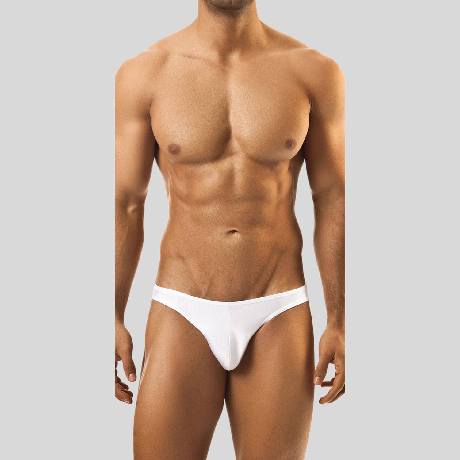 LoveAasan Pack of 1 Microfibre Bikini For Men's ( White ) LoveAasan Pack of 1 Microfibre Bikini For Men's ( White )