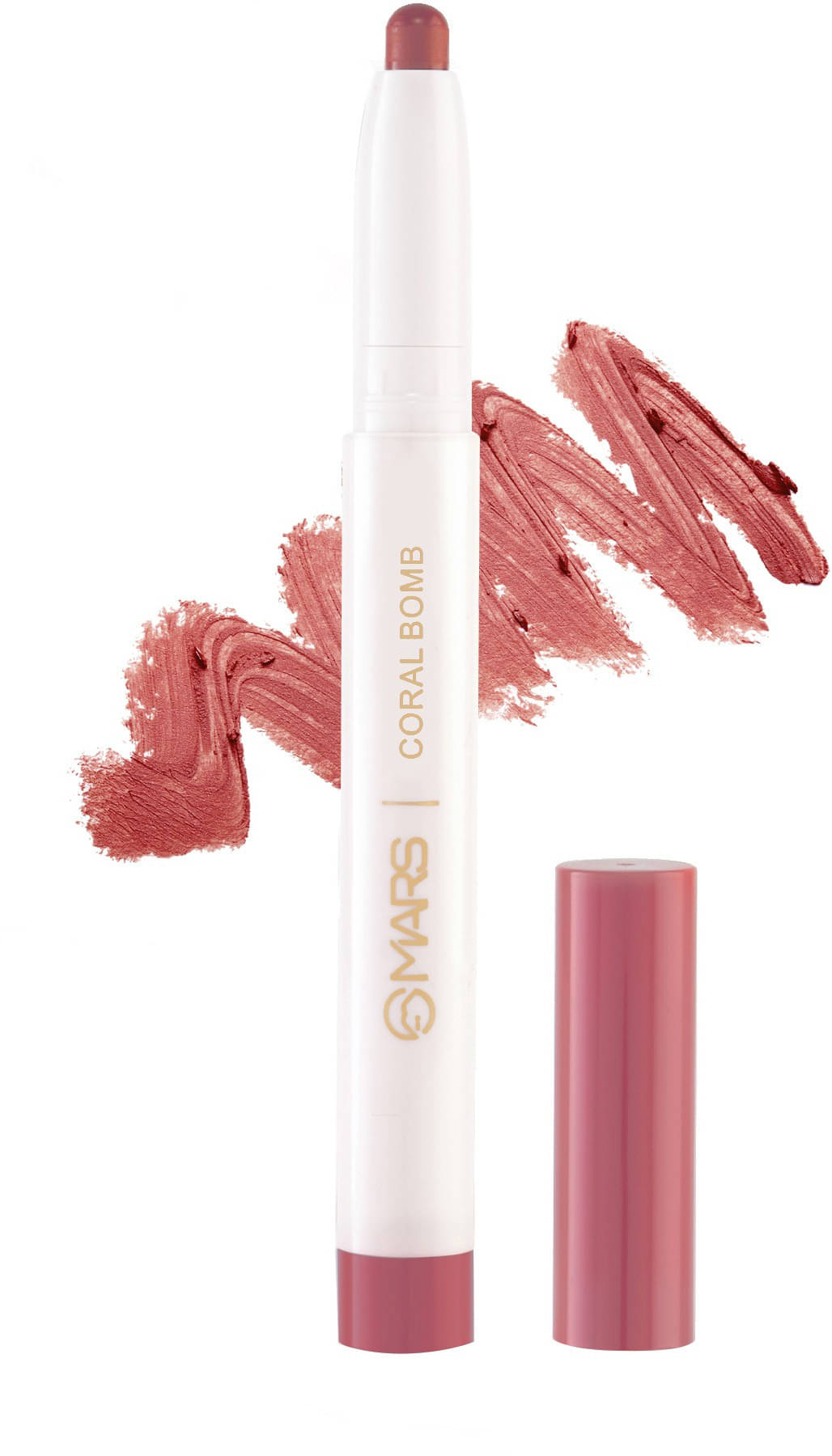     			MARS Non-Transfer Long Lasting Poppins Rotating Matte Lip Crayon (Corol Bomb-10, 1.3 g)