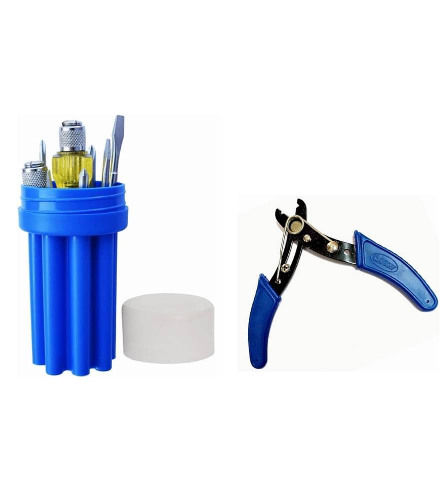OAYKAY TOOLS 8 in 1 multifunctional Screw Driver Kit Set Tool Kit & Wire Stripper & Cutter 1(pcs) (Pack Of 2) OAYKAY TOOLS 8 in 1 multifunctional Screw Driver Kit Set Tool Kit & Wire Stripper & Cutter 1(pcs) (Pack Of 2)