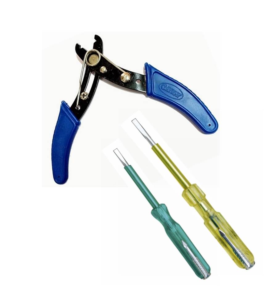 OAYKAY TOOLS Wire Stripper & Cutter 1(pcs) & ScrewDriver Tester With Neon Bulb Yellow & Green Pack Of 3 OAYKAY TOOLS Wire Stripper & Cutter 1(pcs) & ScrewDriver Tester With Neon Bulb Yellow & Green Pack Of 3