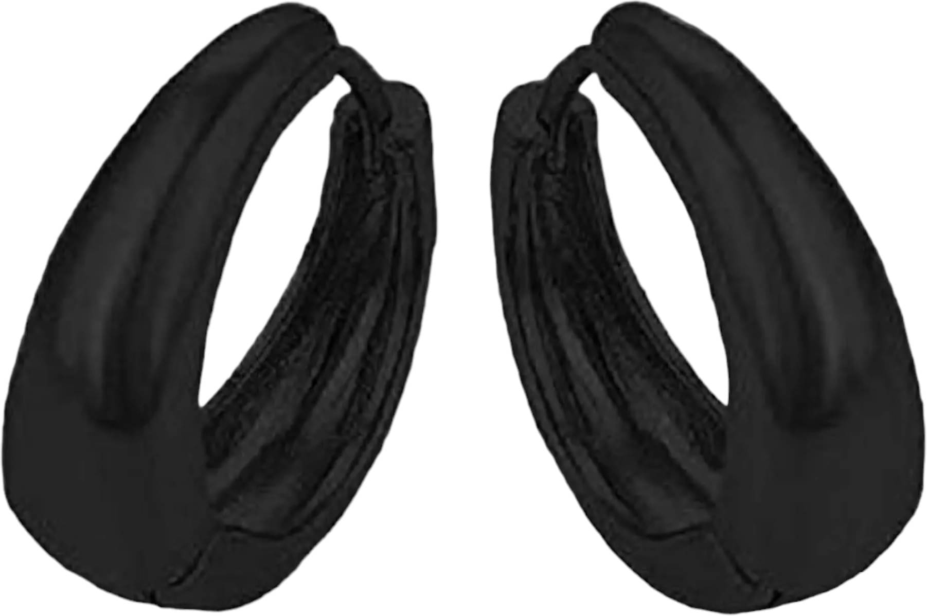     			Shree Ju Black Stud Earrings ( Pack of 1 )