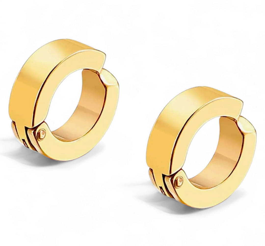     			Shree Ju Gold Stud Earrings ( Pack of 1 )