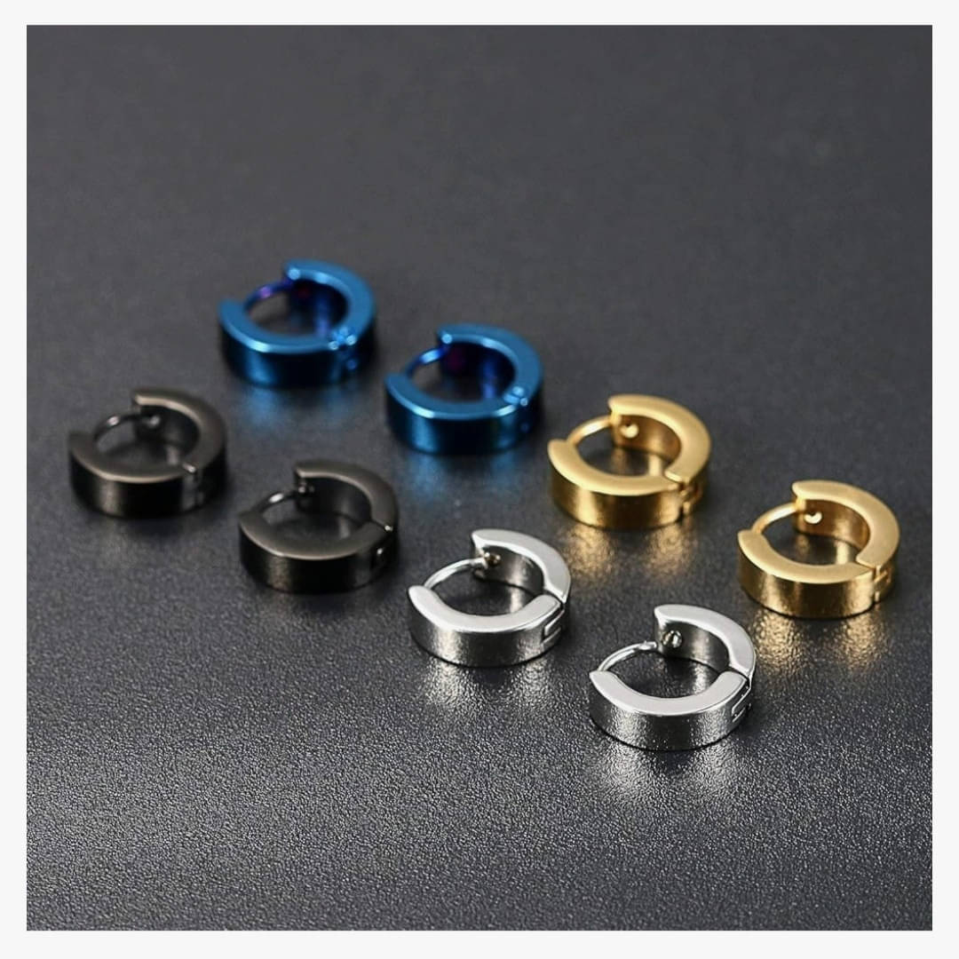     			Shree Ju Multicolor Stud Earrings ( Pack of 4 )