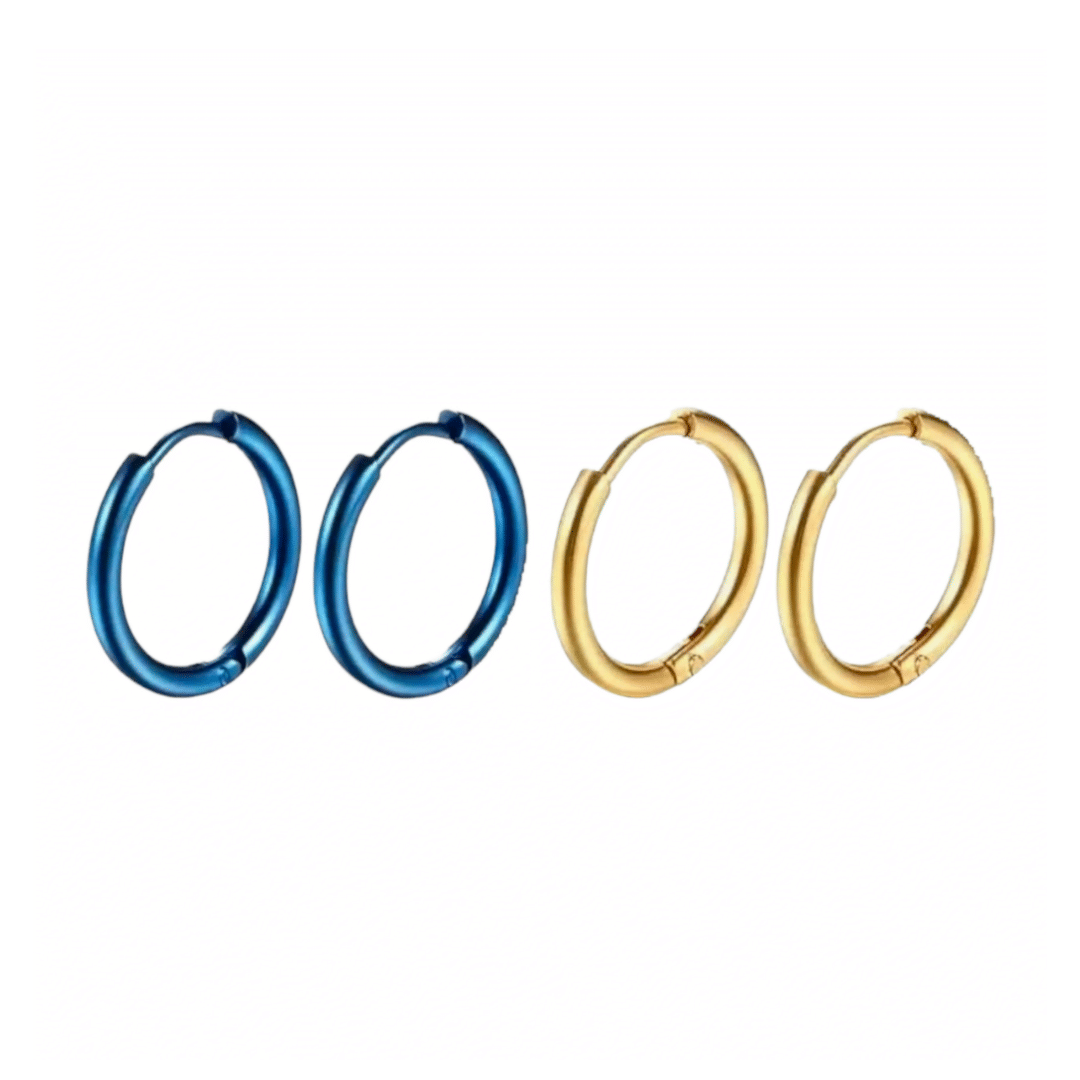     			Shree Ju Multicolor Stud Earrings ( Pack of 2 )