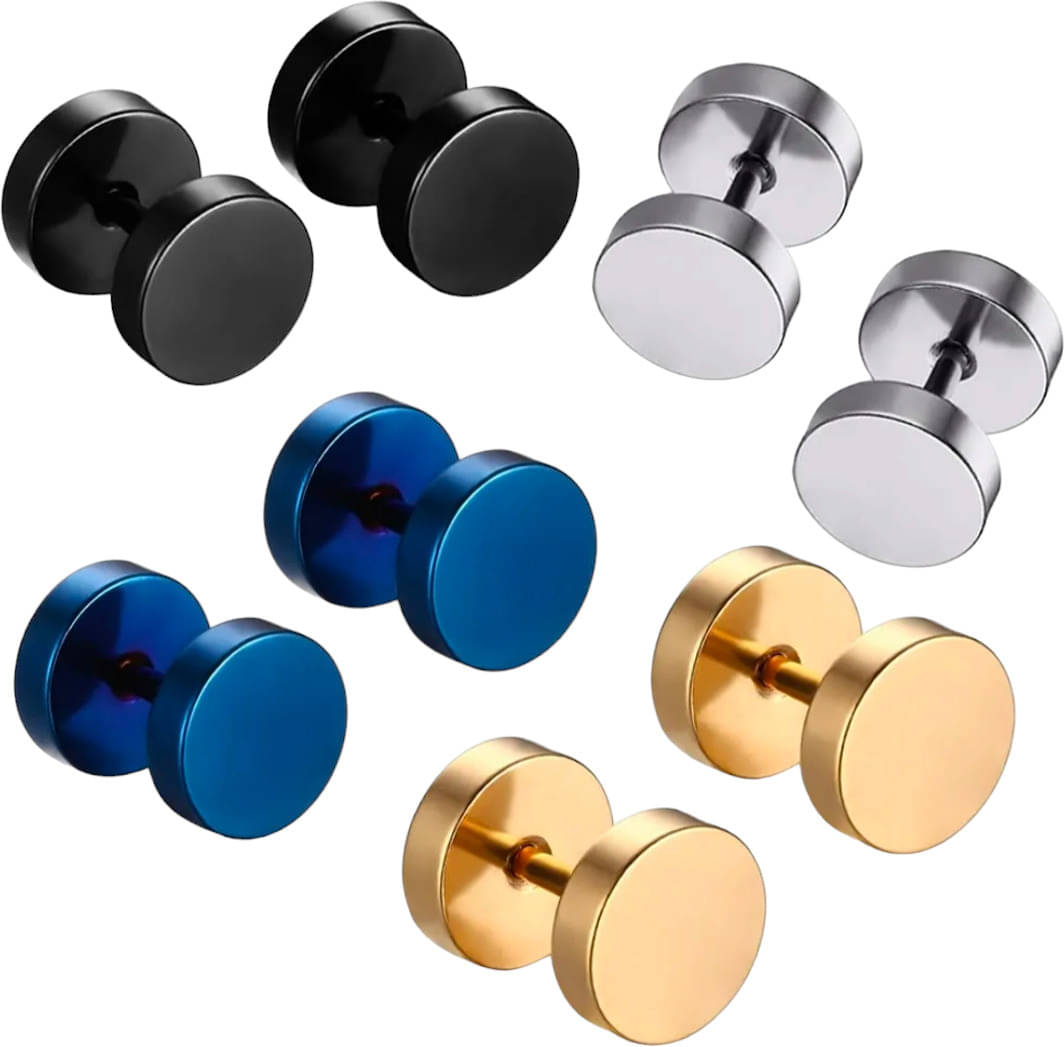     			Shree Ju Multicolor Stud Earrings ( Pack of 4 )