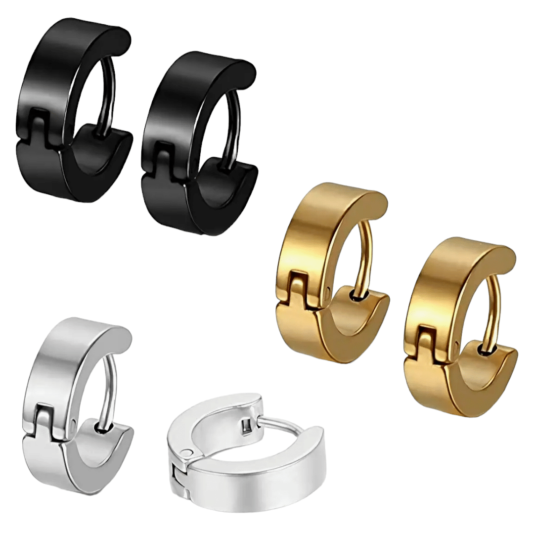     			Shree Ju Multicolor Stud Earrings ( Pack of 3 )