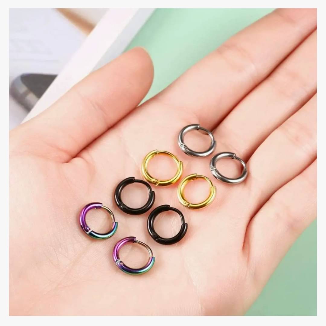     			Shree Ju Multicolor Stud Earrings ( Pack of 4 )