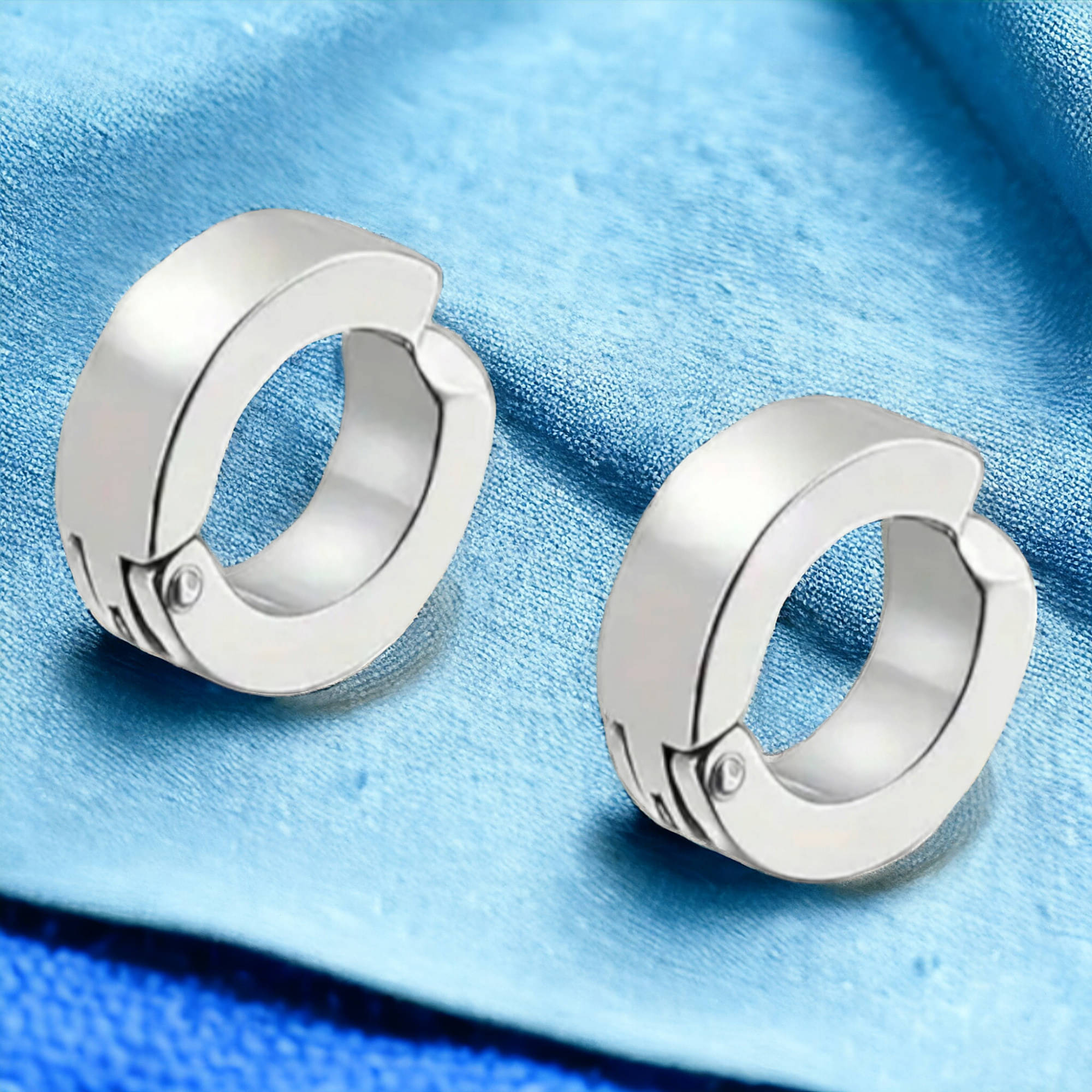     			Shree Ju Silver Stud Earrings ( Pack of 1 )