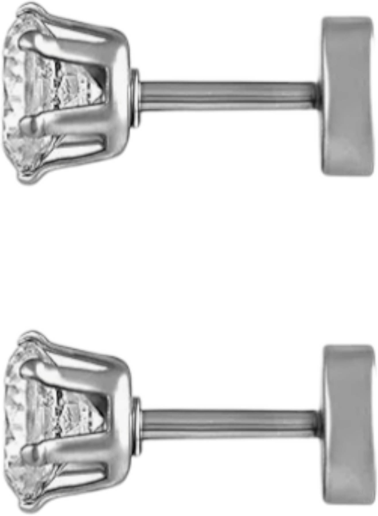     			Shree Ju Silver Stud Earrings ( Pack of 1 )