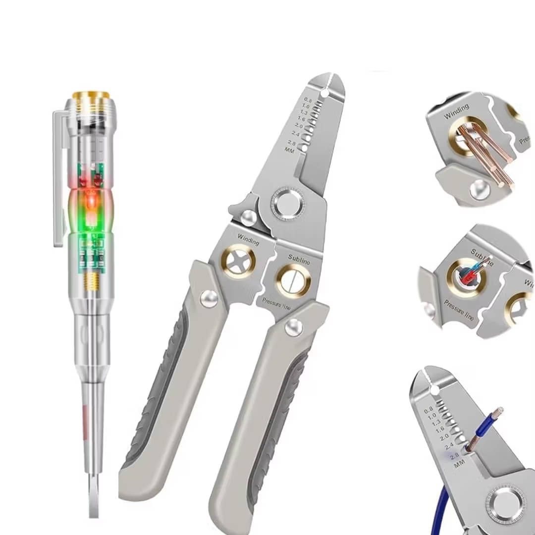     			Special Wire Stripper for Electrician Decrustation Pliers Multi-functional wire stripper and cutter, wire cutter tool, wire cutter stripper, wire cutter plier, (WIRE STRIPPER)