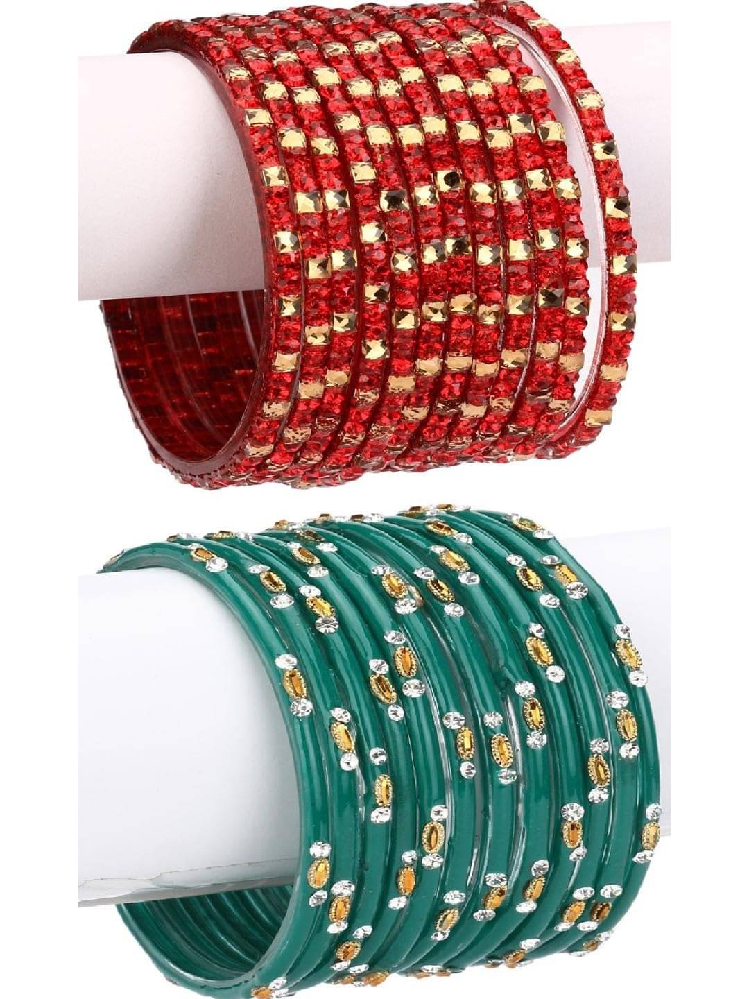 1st Time Multicolor Bangle Set ( Pack of 2 ) 1st Time Multicolor Bangle Set ( Pack of 2 )