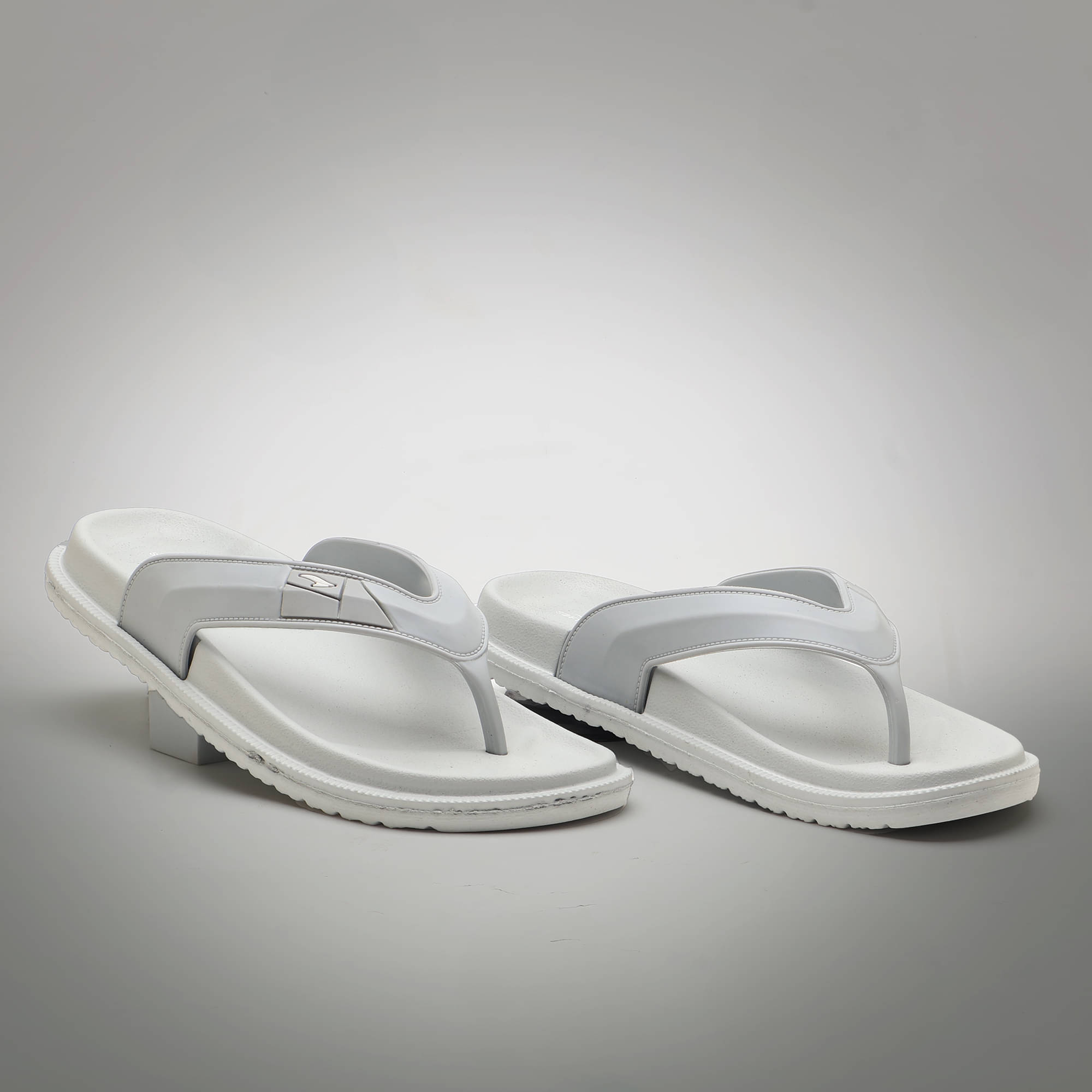     			ASIAN Light Grey Men's Thong Flip Flop