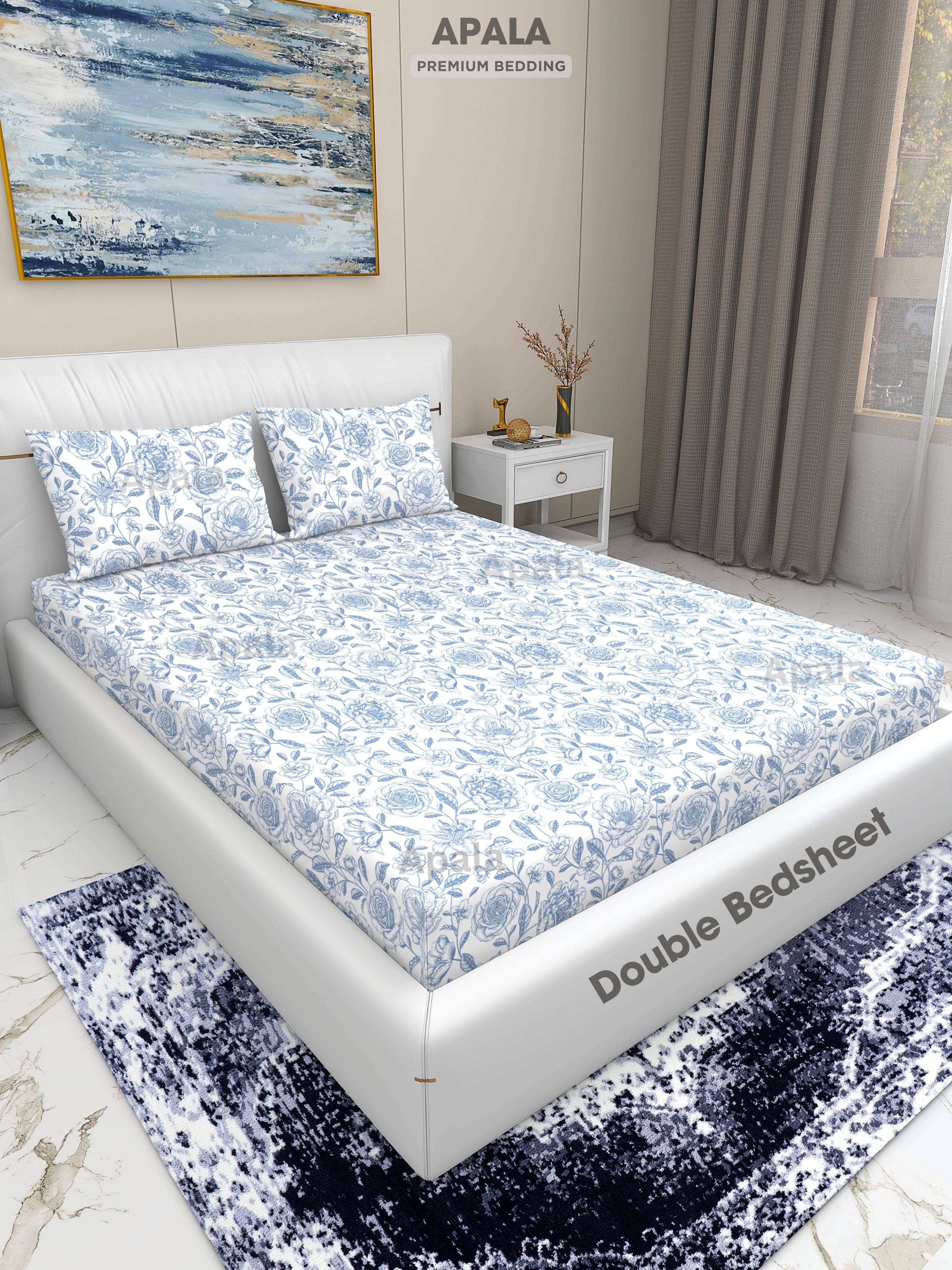 Apala Microfiber 1 Double King Bedsheet with 2 Pillow Covers ( Off White )     			Apala Microfiber 1 Double King Bedsheet with 2 Pillow Covers ( Off White )