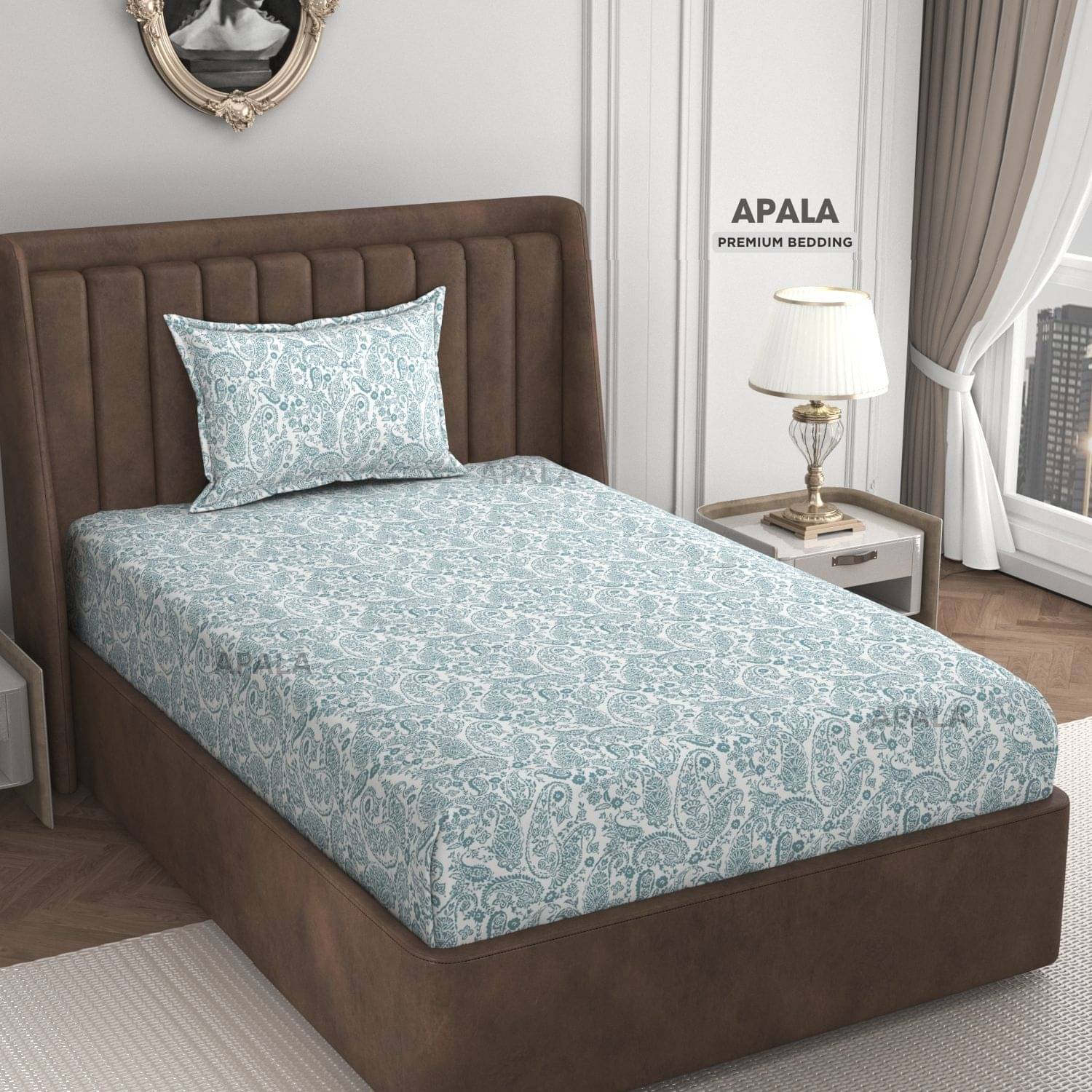 Apala Microfiber 1 Single Bedsheet with 1 Pillow Cover ( Off White ) Apala Microfiber 1 Single Bedsheet with 1 Pillow Cover ( Off White )