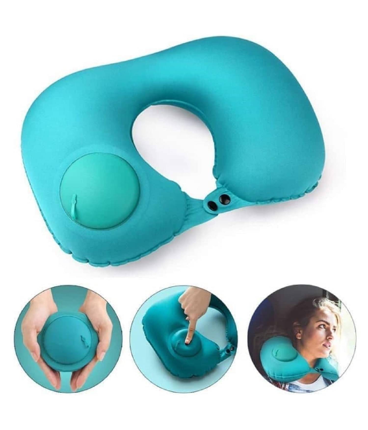     			BECKONMART Assorted Neck Pillow ( Pack of 1 )