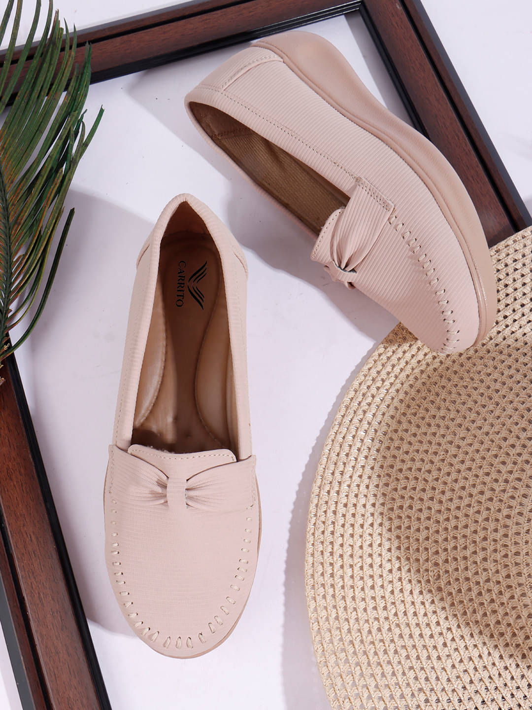     			Carrito Cream Women's Loafers