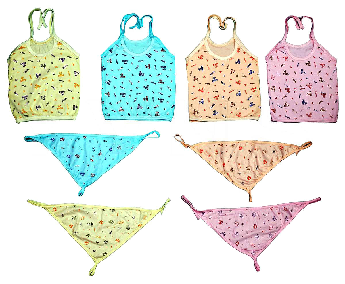 Cutiemom Unisex Newborn baby Combo set 4 Jabla and cloth diaper langot 4pcs 0-3 Months Random Print     			Cutiemom Unisex Newborn baby Combo set 4 Jabla and cloth diaper langot 4pcs 0-3 Months Random Print