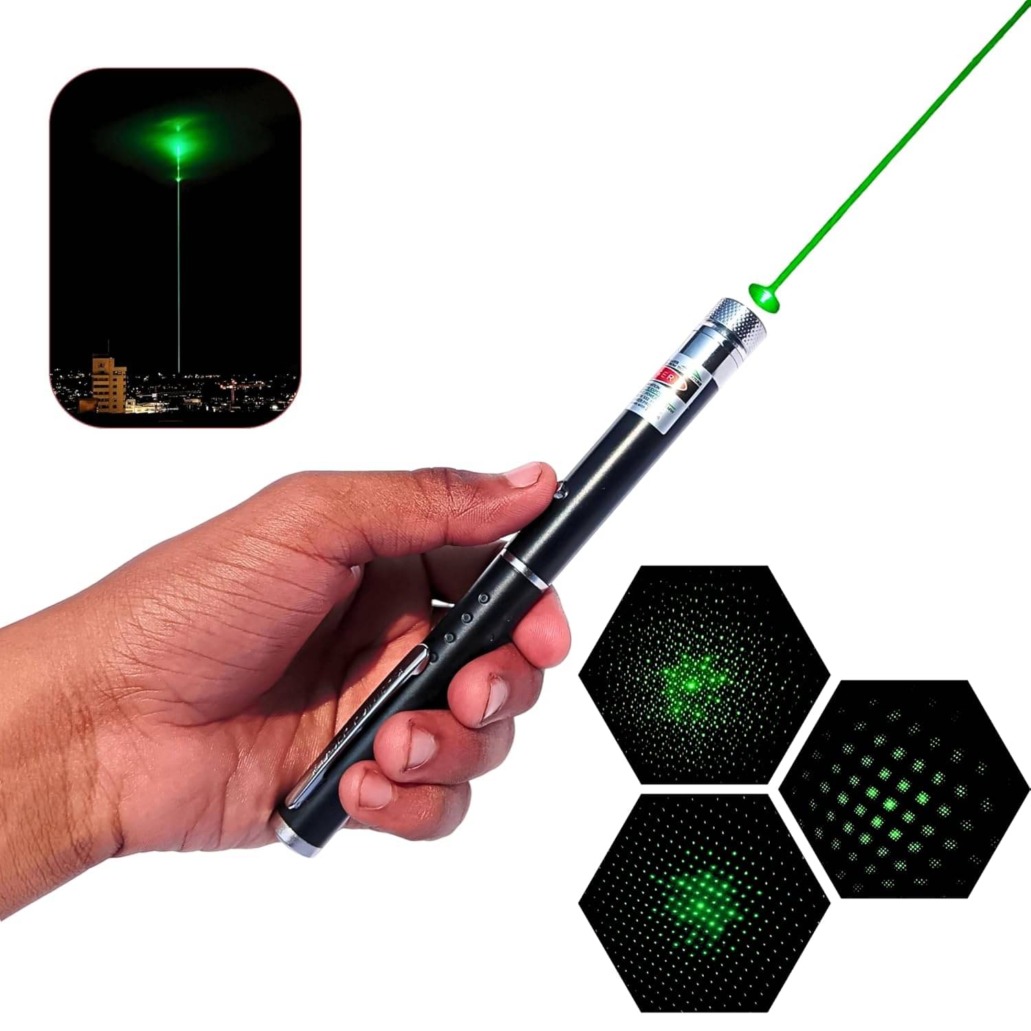     			FOZZBEE Green Laser Presentation Pointer ( Pack of 1 )