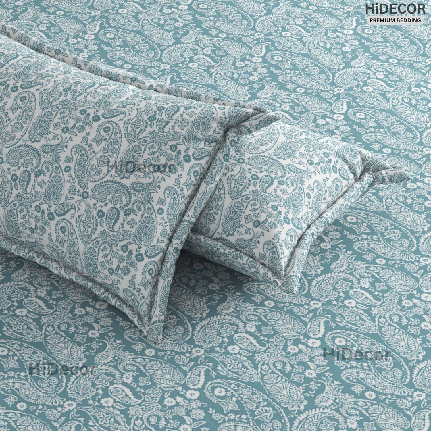 HIDECOR Microfiber 1 Double King Bedsheet with 2 Pillow Covers ( Light Blue ) HIDECOR Microfiber 1 Double King Bedsheet with 2 Pillow Covers ( Light Blue )