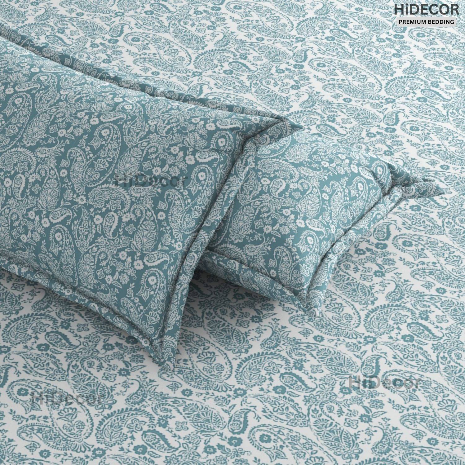 HIDECOR Microfiber 1 Double King Bedsheet with 2 Pillow Covers ( Sky Blue ) HIDECOR Microfiber 1 Double King Bedsheet with 2 Pillow Covers ( Sky Blue )