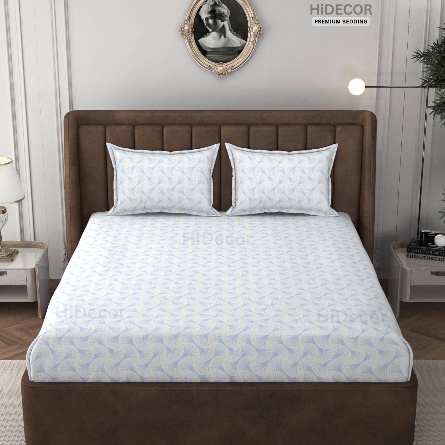 HIDECOR Microfiber 1 Double King Bedsheet with 2 Pillow Covers ( Off White ) HIDECOR Microfiber 1 Double King Bedsheet with 2 Pillow Covers ( Off White )