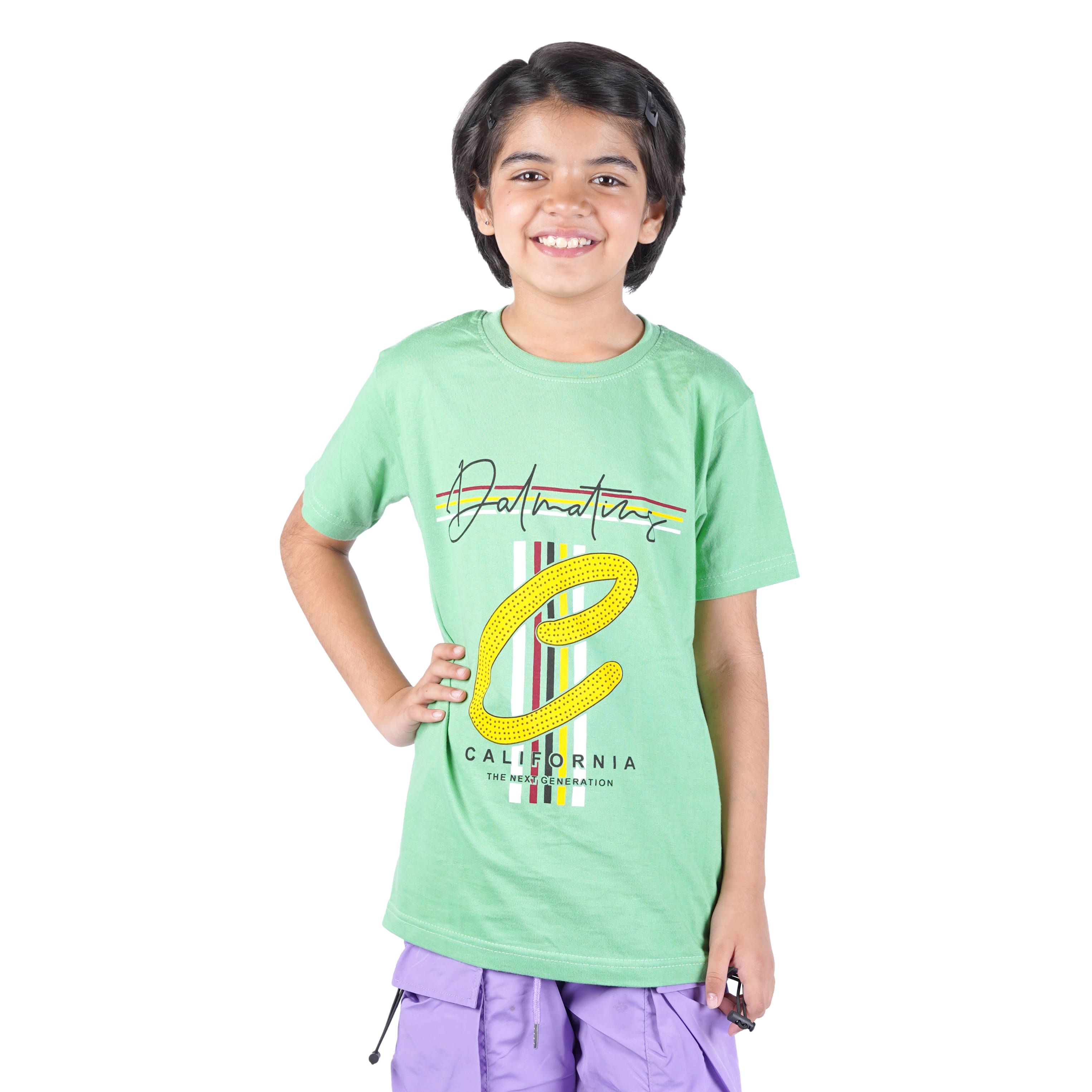     			Kidzee Kingdom Pack of 1 Girls Cotton T-Shirt ( Green )