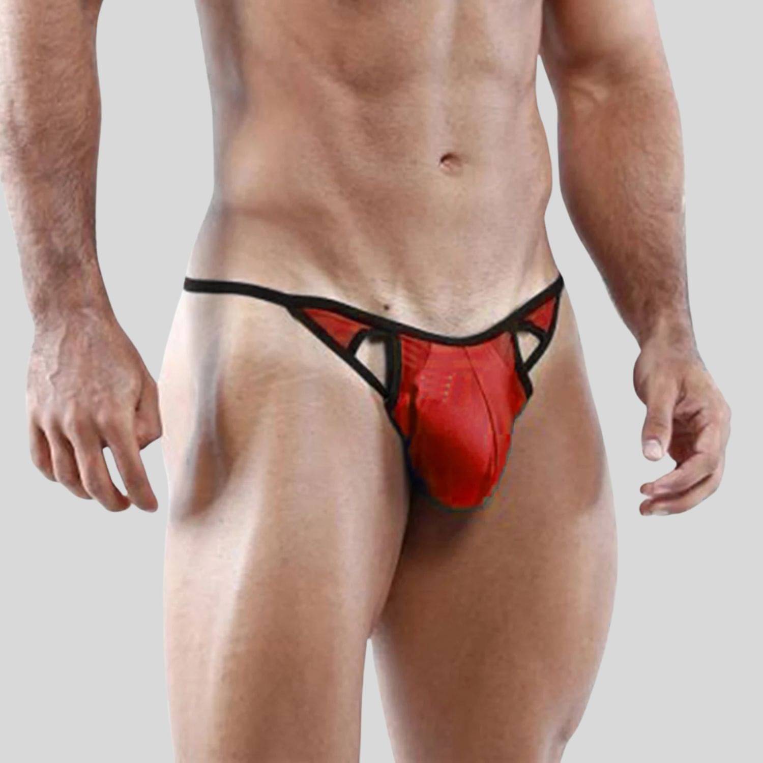 LoveAasan Pack of 1 Microfibre Thongs For Men's ( Red ) LoveAasan Pack of 1 Microfibre Thongs For Men's ( Red )