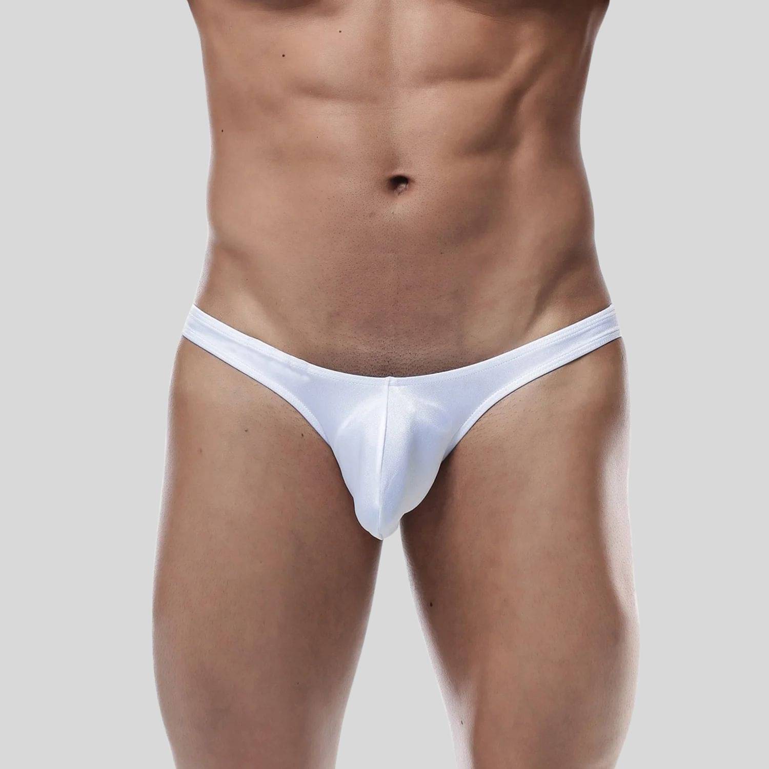 LoveAasan Pack of 1 Microfibre Thongs For Men's ( White )     			LoveAasan Pack of 1 Microfibre Thongs For Men's ( White )