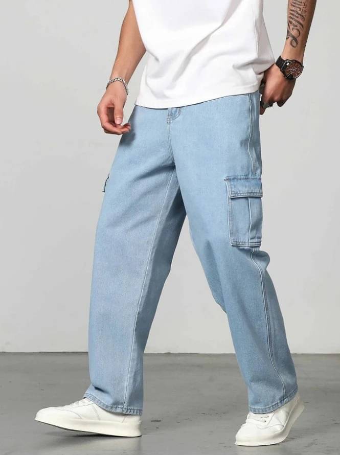Niffer Fashion Clean Look Men's Jeans - Light Blue ( Pack of 1 ) Niffer Fashion Clean Look Men's Jeans - Light Blue ( Pack of 1 )