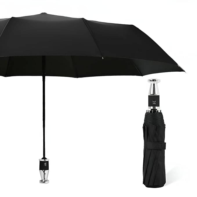     			PAGALY Black 3 Fold Umbrella