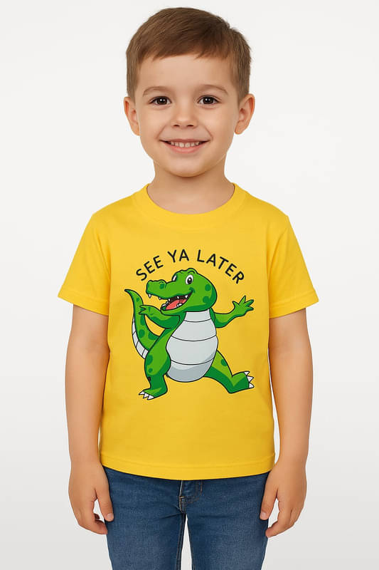     			Paryag Pack of 1 Baby Boys Cotton Blend T-Shirt ( Yellow )