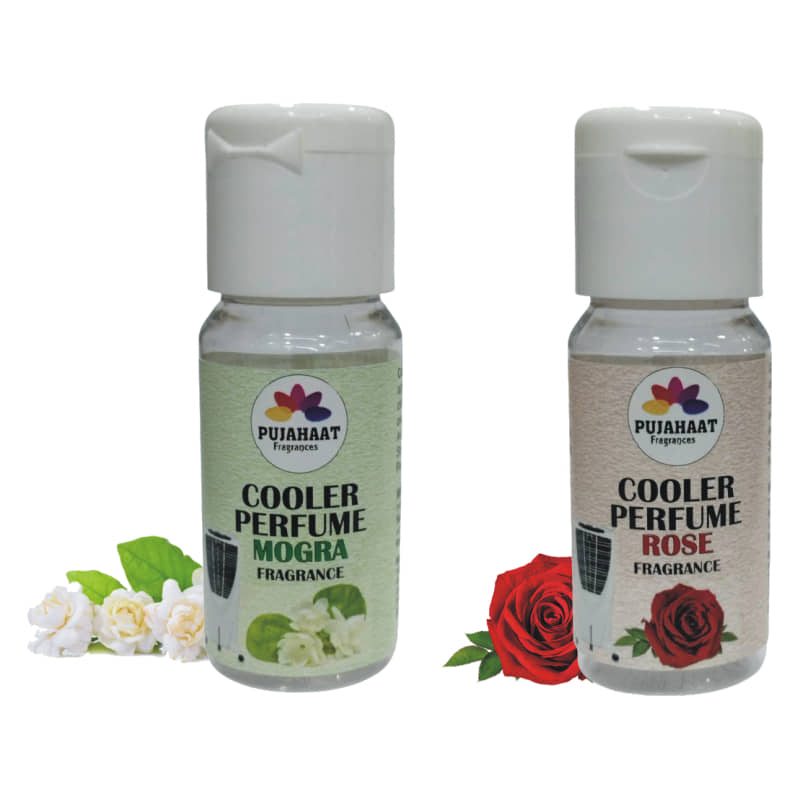 Pujahaat Rose, Mogra Cooler Perfume 25ml(set of 2)
