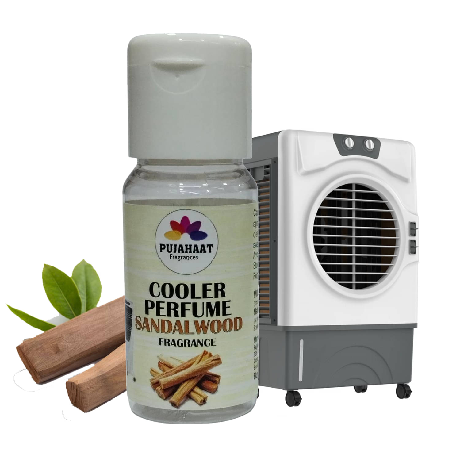     			Pujahaat Sandalwood Fragrance Cooler Perfume 25ml (set of 2)