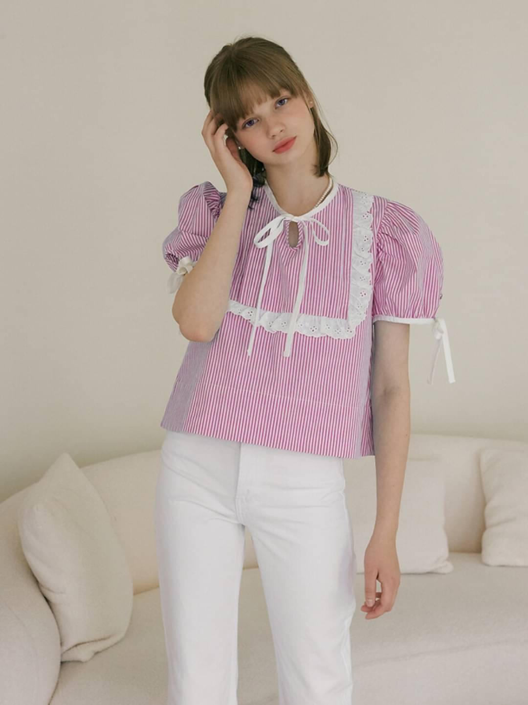     			Quintessentials Women's Cotton A-Line Top ( Pink )