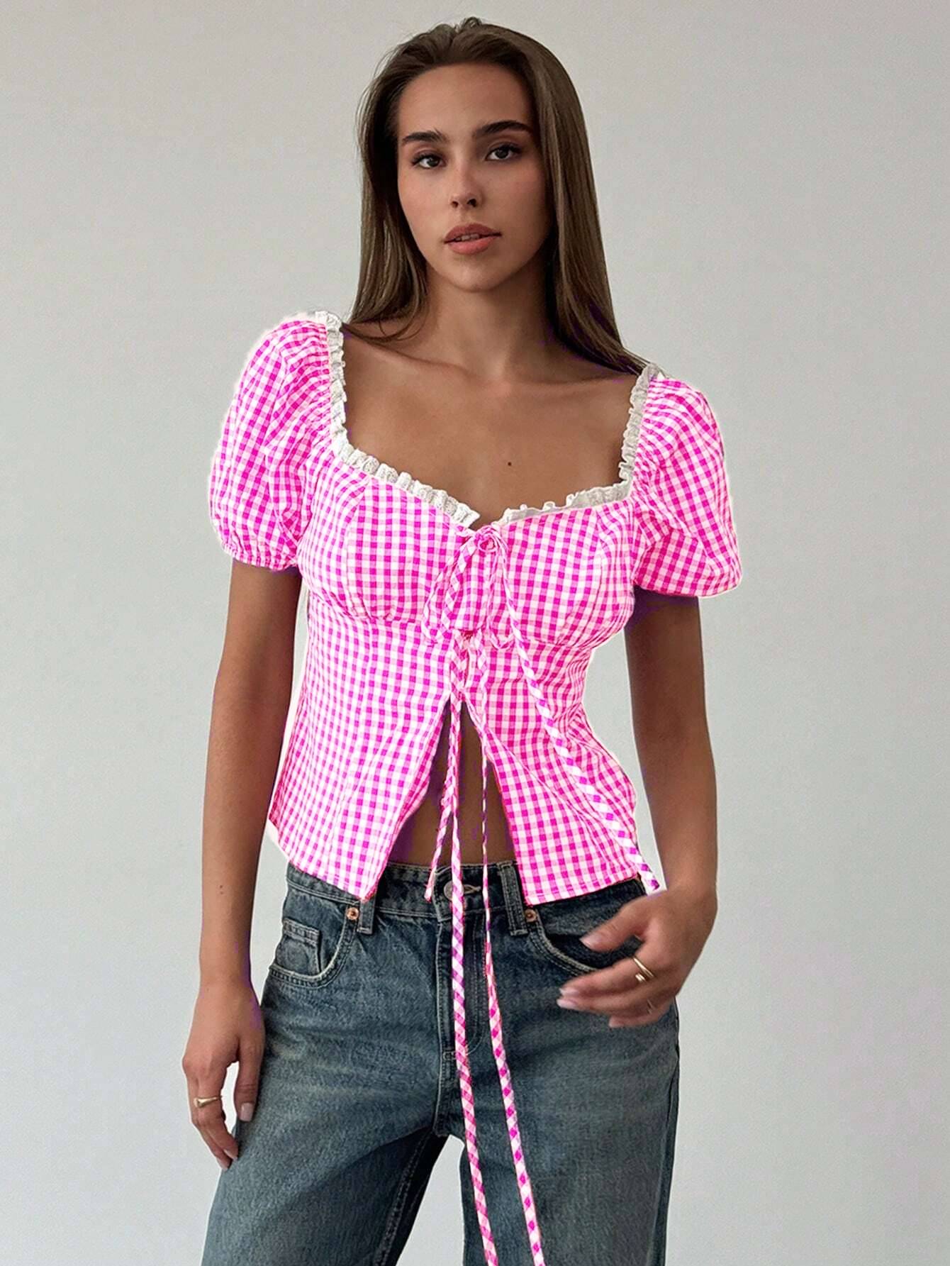 Quintessentials Women's Cotton A-Line Top ( Pink ) Quintessentials Women's Cotton A-Line Top ( Pink )