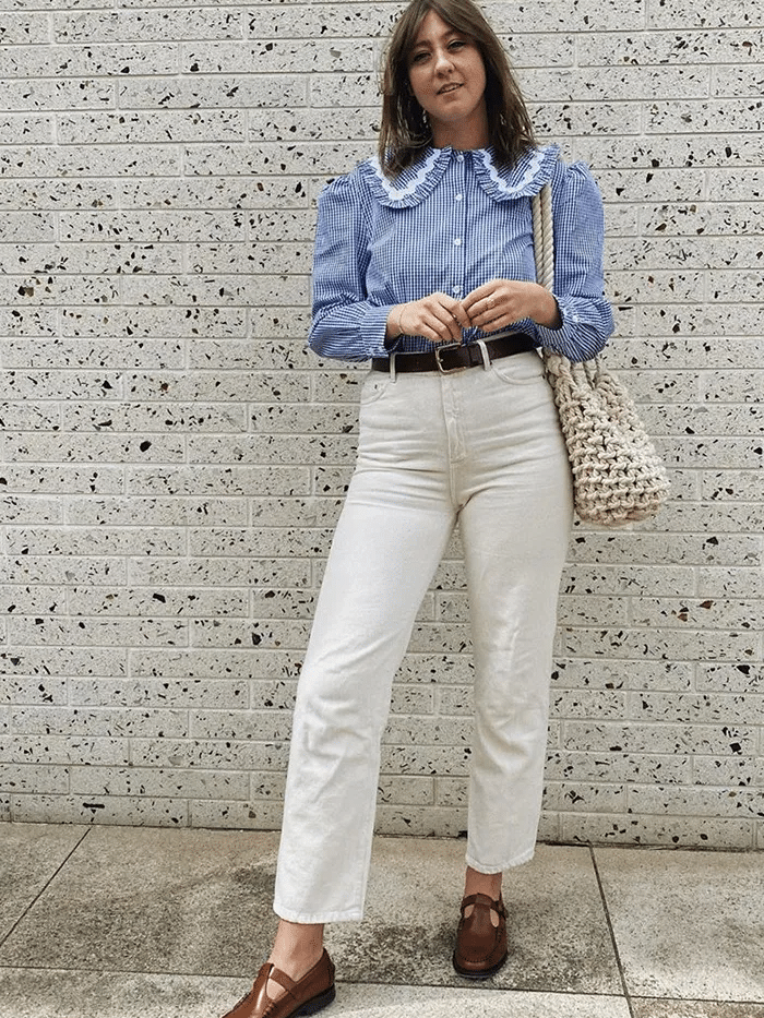     			Quintessentials Women's Cotton Regular Top ( Blue )
