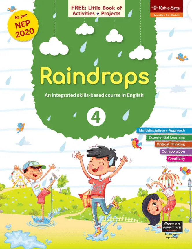 RAINDROPS CLASS 4 ( COURSE IN ENGLISH ) RAINDROPS CLASS 4 ( COURSE IN ENGLISH )