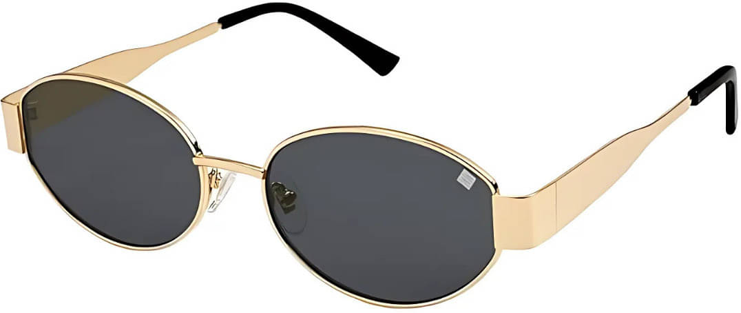 SGMC Gold Oval Sunglasses ( Pack of 1 ) SGMC Gold Oval Sunglasses ( Pack of 1 )
