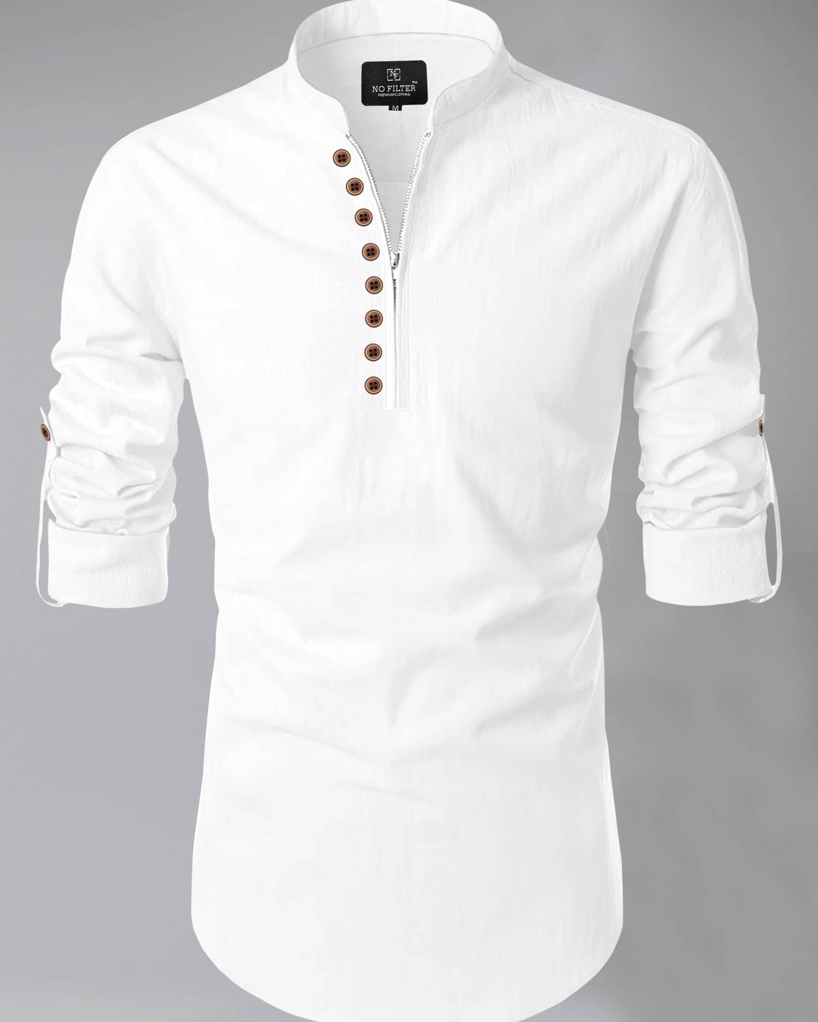 SPOQUE White Cotton Men's Regular Kurta ( Pack of 1 ) SPOQUE White Cotton Men's Regular Kurta ( Pack of 1 )