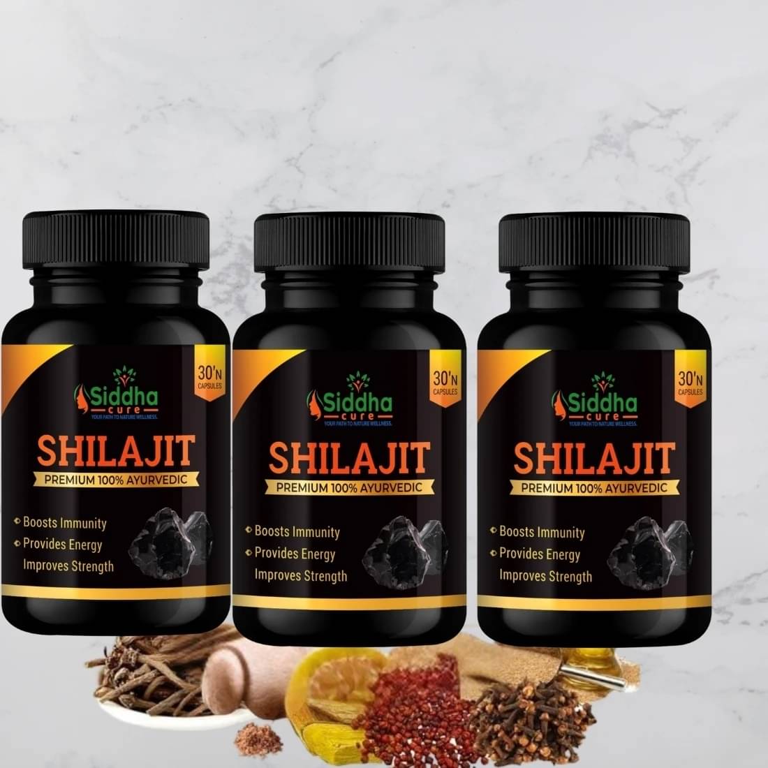     			Siddha Cure Shialjit capsule Enhances Immunity and Strength