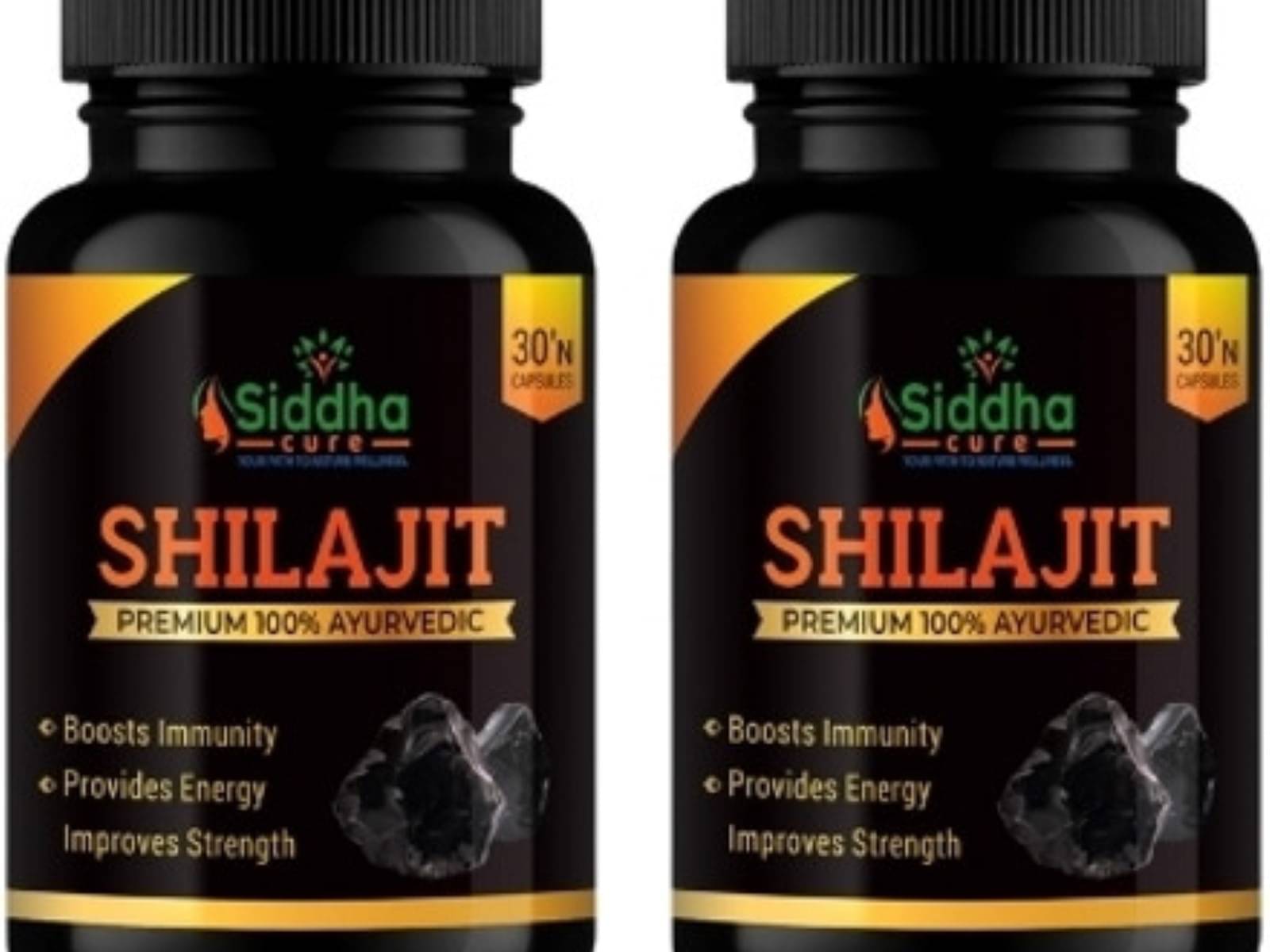     			Siddha Cure Shilajit Gold capsule for Stamina, Strength and Endurance  (Pack of 2)