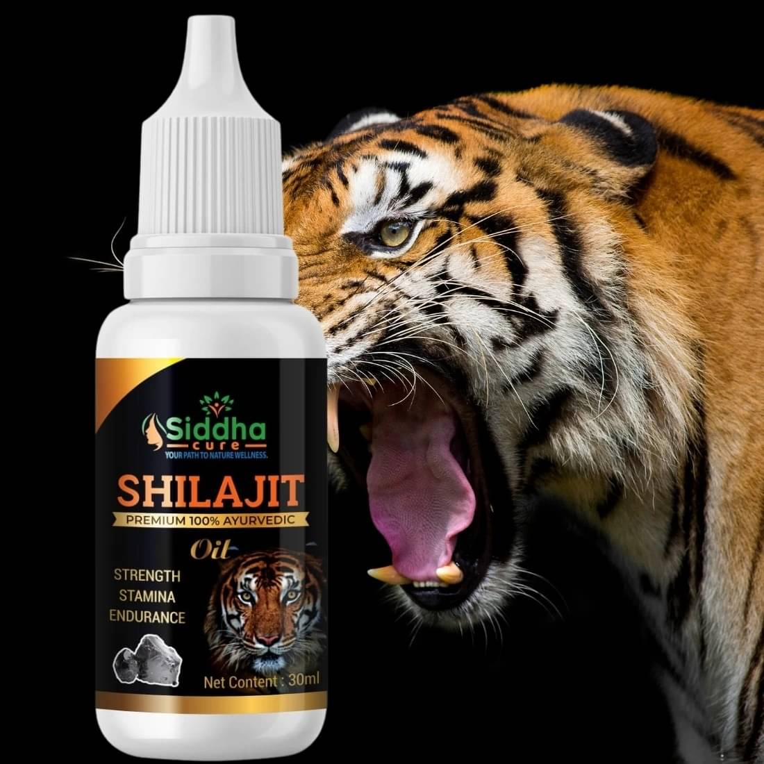     			Siddha Cure Shilajit Oil for Men Boost Strength Stamina