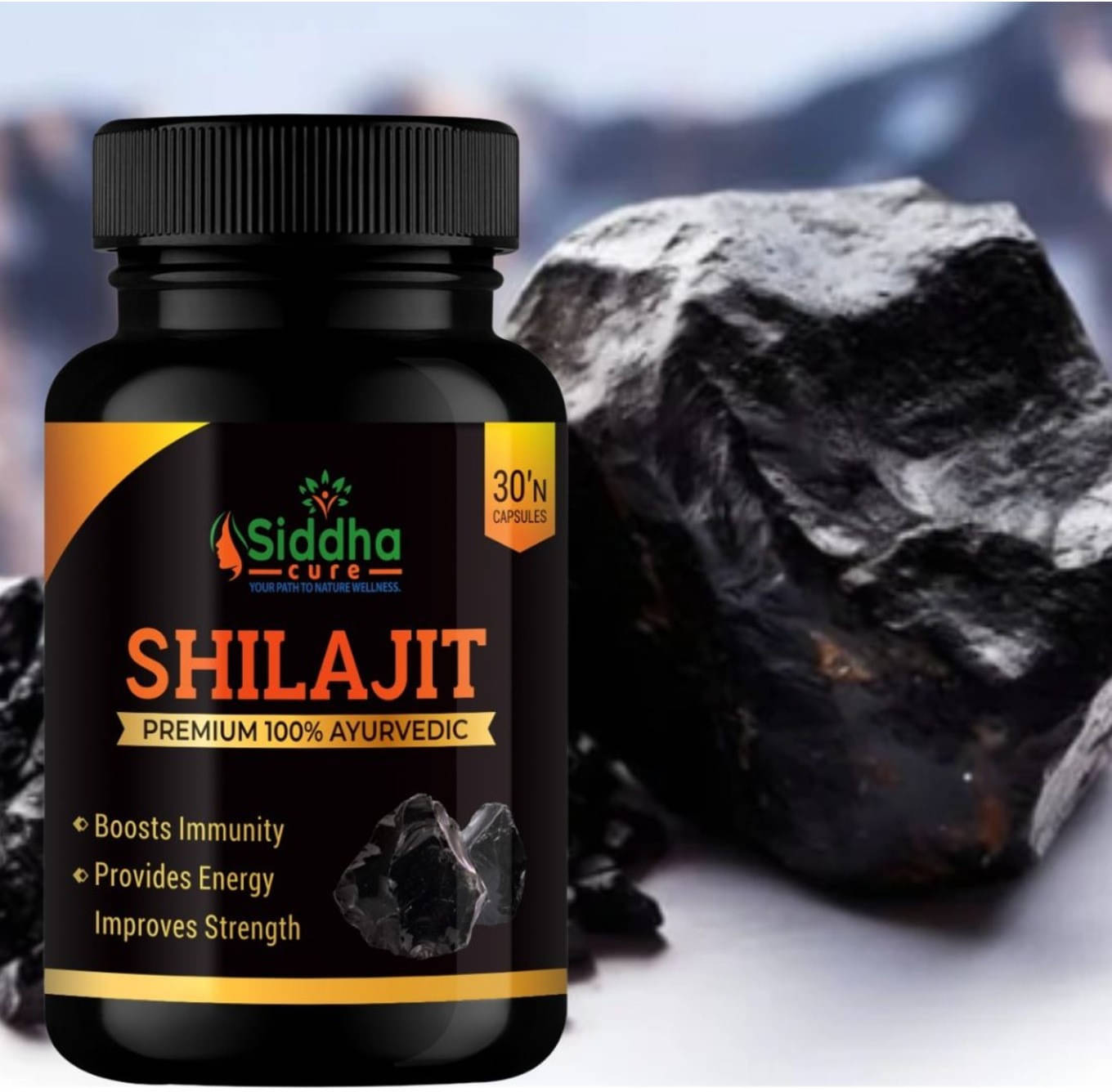 Siddha Cure Shilajit Premium 100% Pure Boosts Stamina & Immunity Revitalises Body Siddha Cure Shilajit Premium 100% Pure Boosts Stamina & Immunity Revitalises Body