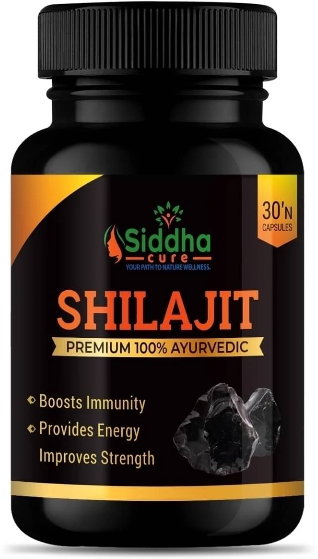     			Siddha Cure Shilajit capsule for stamina