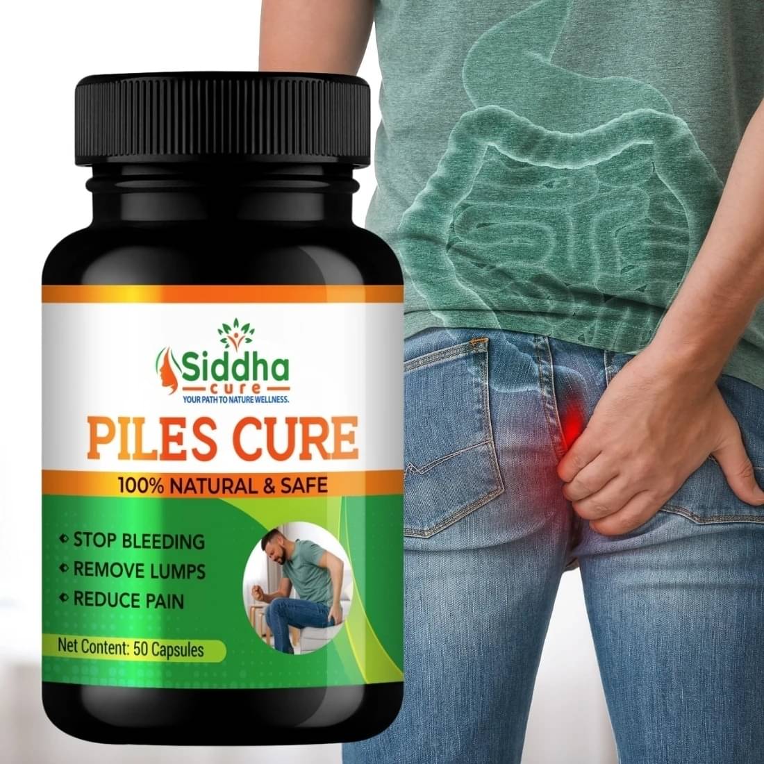 Siddha cure Capsules For Piles ( Pack of 1 ) Siddha cure Capsules For Piles ( Pack of 1 )