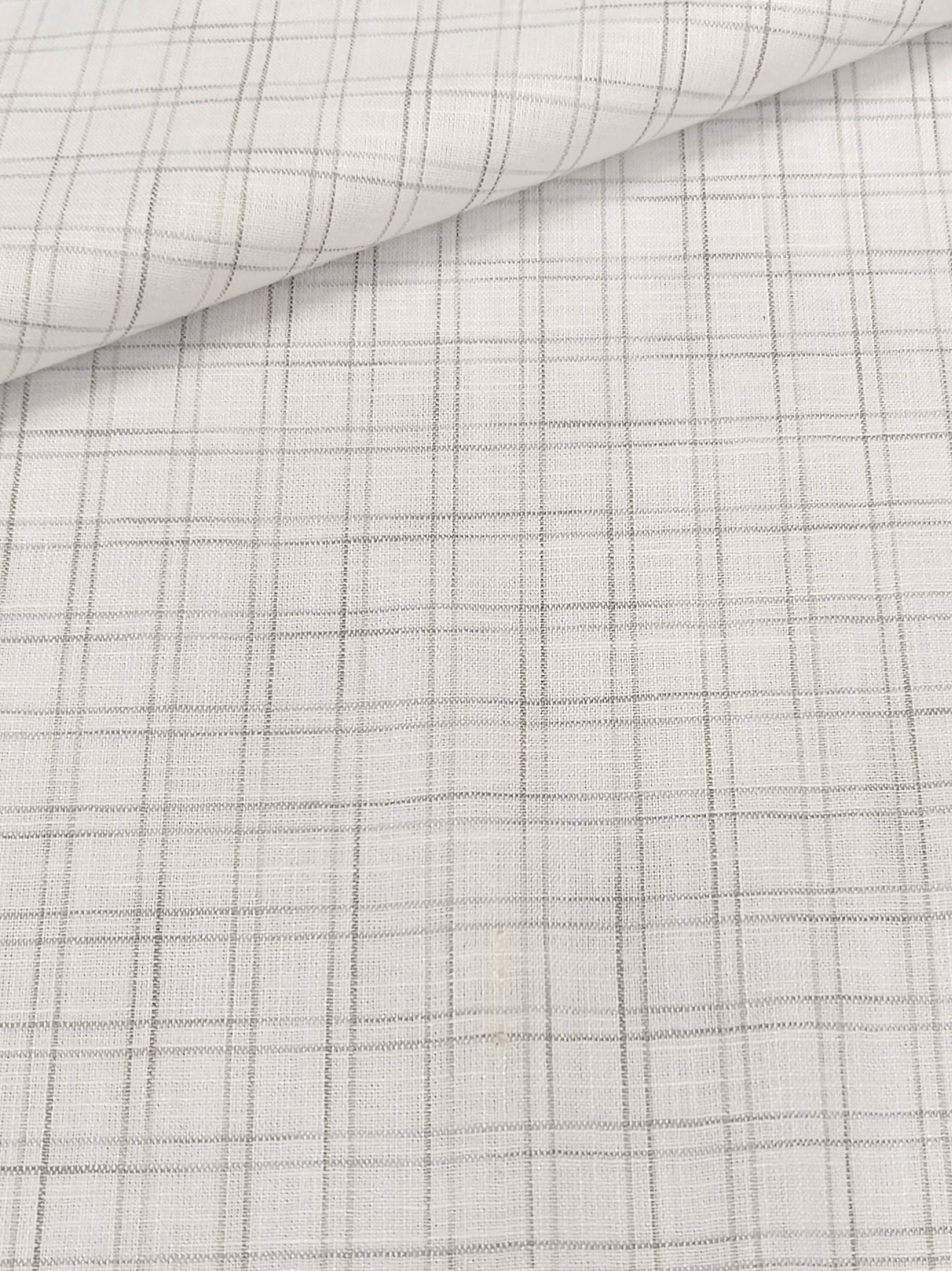     			Siyaram White Linen Men's Unstitched Shirt Piece ( Pack of 1 )